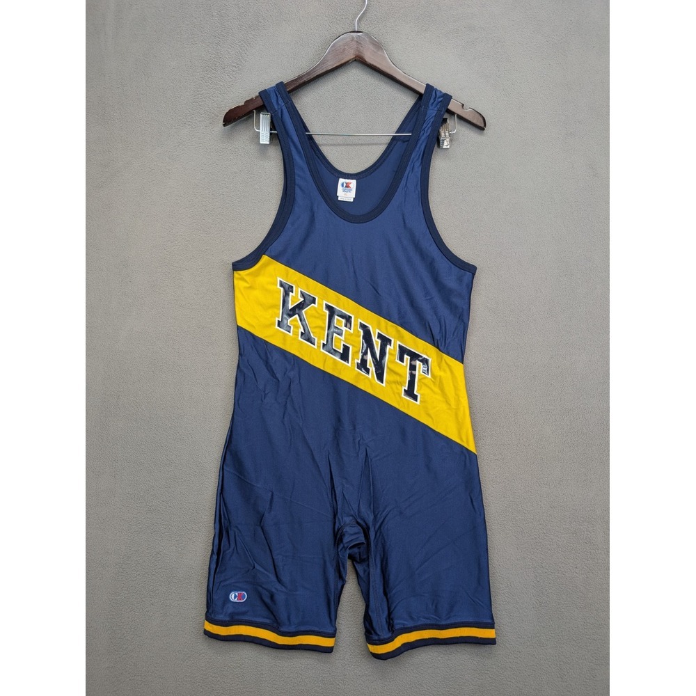 RARE Kent State Golden Eagles Cliff Keen NCAA Wrestling Singlet XL Made in USA